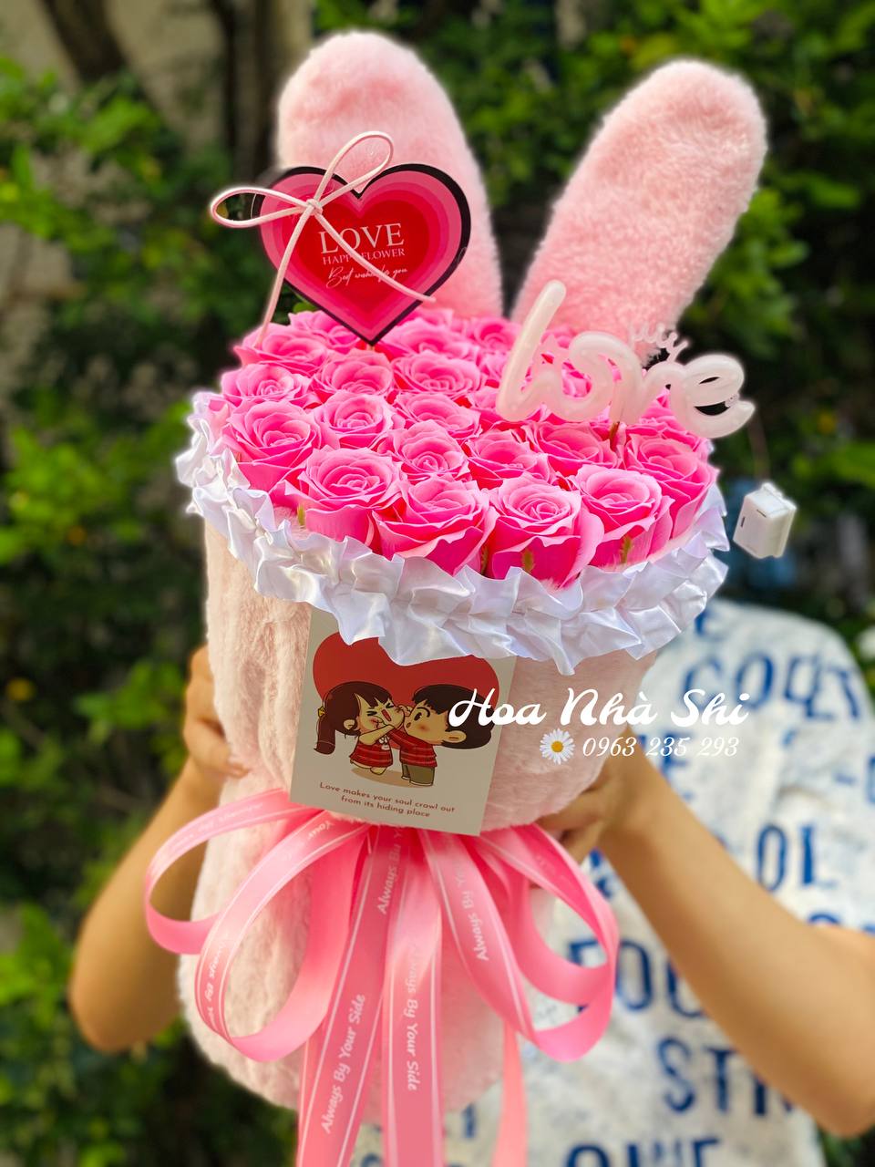 hoanhashi.com bo hoa sap thom tai tho hong 424