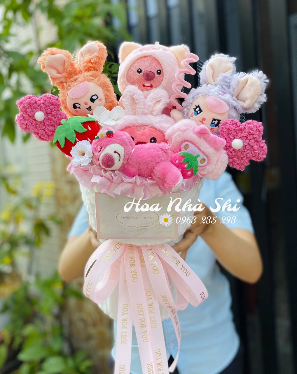 hoanhashi.com bo hoa gau bong 449