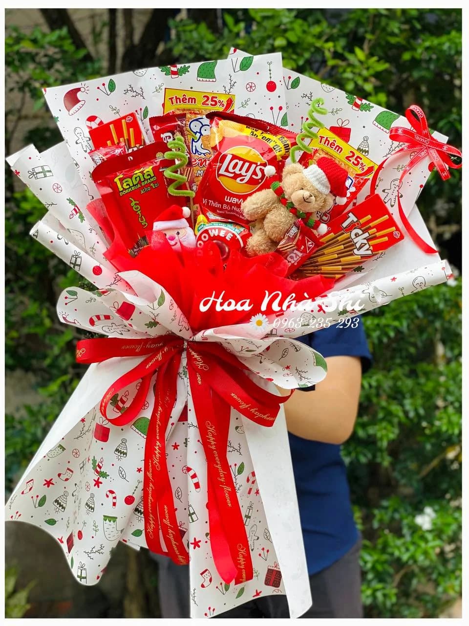Bó Hoa Bánh Kẹo Giáng Sinh - 055 — ảnh minh họa