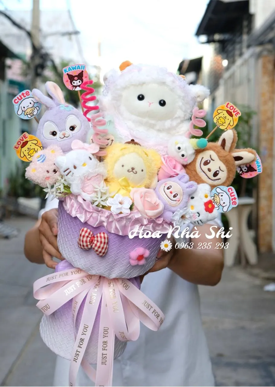 Bó Hoa Gấu Bông - 112