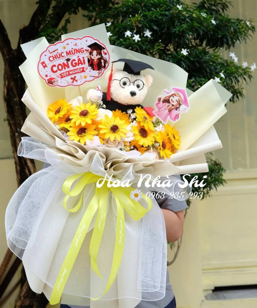 Bó Hoa Gấu Bông Tốt Nghiệp - 115