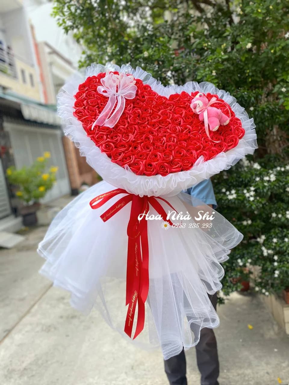 Bó Hoa Sáp Thơm Trái Tim - 050 — ảnh minh họa