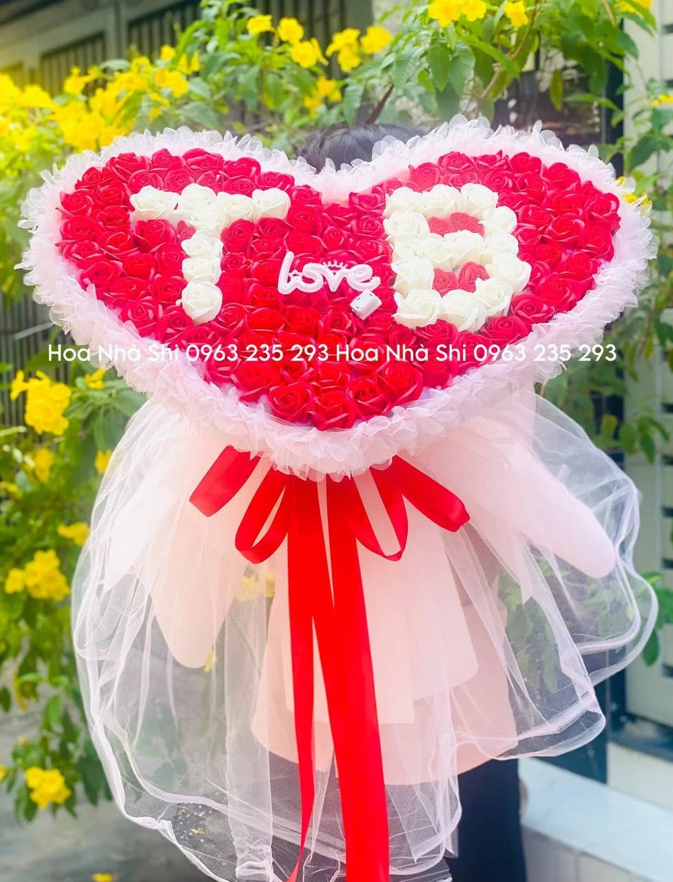 Bó Hoa Sáp Thơm Trái Tim - 068 — ảnh minh họa