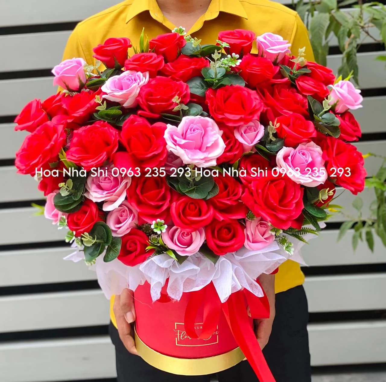 Hộp Hoa Sáp Thơm - 083