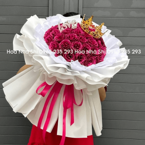 bo hoa nhu kim tuyen tone do 50