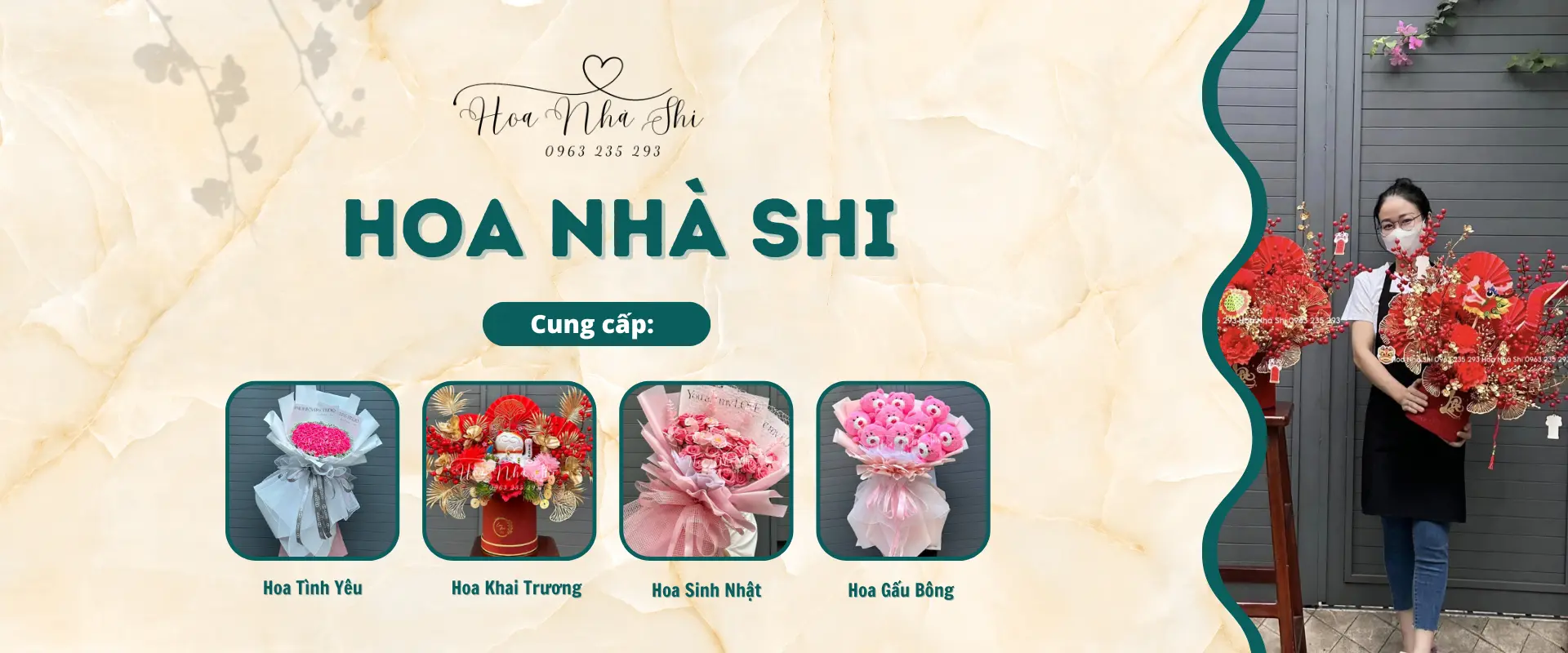 hoa nhà shi