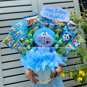 bo hoa banh keo sinh nhat doraemon 141