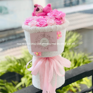 bo hoa sap thom mix gau dau 1 con 93