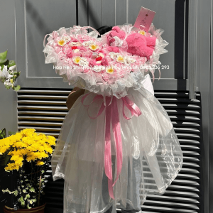 hoanhashi bo hoa sap thom gau trai tim 128