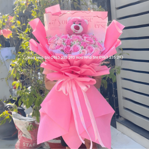 bo hoa sap thom mix gau dau 109