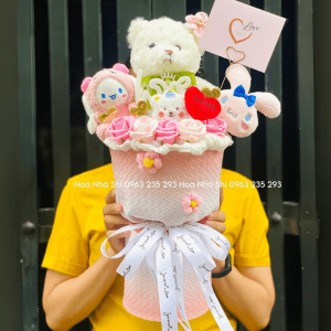 bo hoa gau bong mix 62