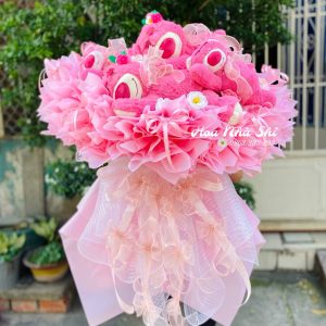 hoanhashi.com bo hoa gau bong lotso khong lo 105 1