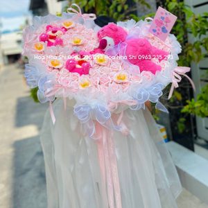 hoanhashi.com bo hoa sap thom mix gau dau 100 2