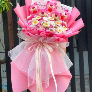 bo hoa gau bong gau dau 5 con 198