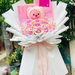 bo hoa sap thom mix gau bong hai ly loopy 201