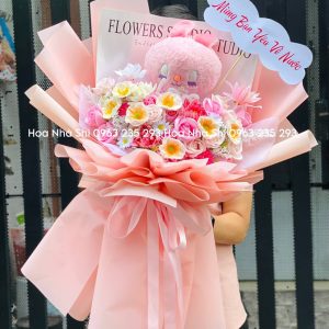 hoanhashi.com bo hoa sap thom kem gau bong 266