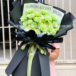 hoanhashi.com bo hoa sap thom xanh la 261