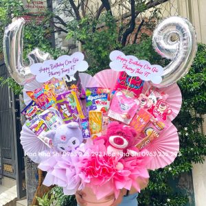 hoanhashi.com hop hoa banh keo sinh nhat mix tim hong 281