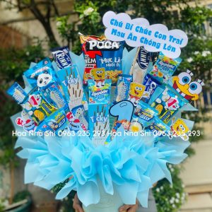 hoanhashi.com hop hoa banh keo sinh nhat mau xanh duong 329