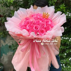 hoanhashi.com bo hoa nhu kim tuyen cong chua hong 349