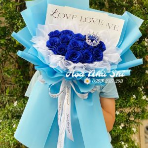 hoanhashi.com bo hoa nhu kim tuyen xanh duong 335