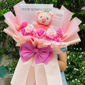 hoanhashi.com bo hoa sap thom mix gau hong 352 1