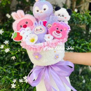 hoanhashi.com bo hoa gau bong mini 369