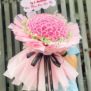 hoanhashi.com bo hoa sap thom cong chua 99 bong 364