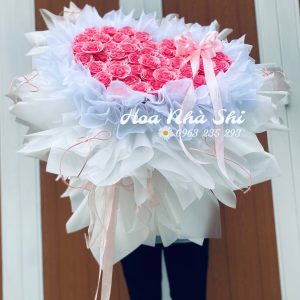 hoanhashi.com bo hoa sap thom trai tim 375