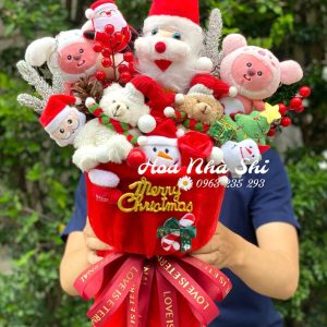 hoanhashi.com bo hoa gau bong noel 407