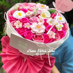 hoanhashi.com bo hoa sap thom hong 428