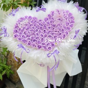 hoanhashi.com bo hoa sap thom trai tim tim 434